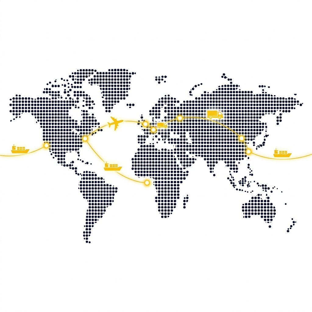 Logistics Map Overlay